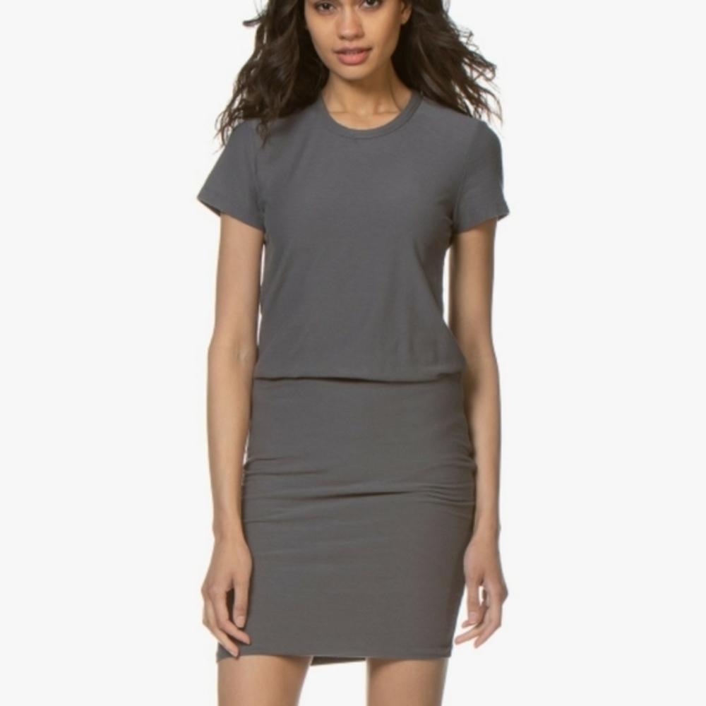 JAMES PERSE | jersey t-shirt dress in olive